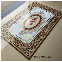 Thảm gạch men đẹp cao cấp 1m2x1m8