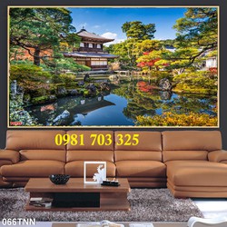 Tranh gạch đẹp phong cảnh 3D
