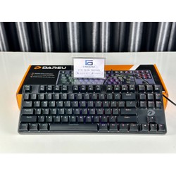Bàn phím cơ Gaming DAREU EK87 (Red Switch) - Black (Multi-LED) New Chính Hãng BH 24 Tháng