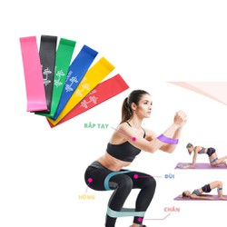 Combo 5 Dây Thun Đàn Hồi Tập Mông, Đùi (5 Size)