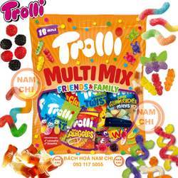Kẹo Dẻo TROLLI MULTIMIX FRIENDS&FAMILY 430g - Nhập Khẩu Đức