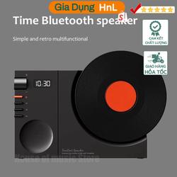 HnL Store - Loa để bàn phong cách Đĩa Than Retro New Wireless Bluetooth Speakers Desktop