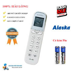 Remote Điều khiển điều hòa Alaska các dòng AC-9W 12W 18W- Hàng tốt chính hãng 100% Tặng kèm Pin