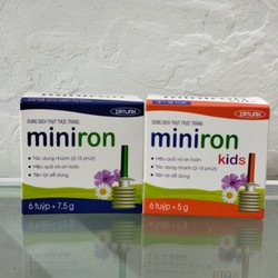 Dung dịch thụt trực tràng Miniron hộp 6 tuýp