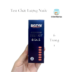 Test Kit 6 In 1 Biozym Đo 6 Chỉ Số No2, No3, Cl2, GH, KH, PH Chỉ Trong 1 Phút