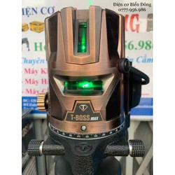 Máy 5 tia lazer MÁY CÂN BẰNG TIA LASER SIÊU SÁNG T-BOSS MAX 5 TIA XANH có promote điều khiếu từ xa