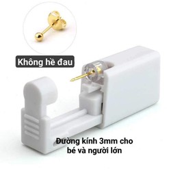 Dụng cụ bấm lỗ tai dùng 1 lần dùng cho mọi lứa tuổi,tiện lợi và dễ sử dụng