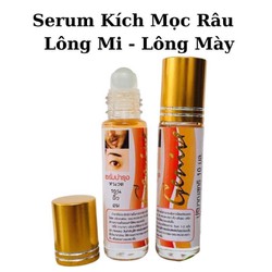 SERUM DẠNG LĂN KÍCH MỌC LÔNG MI LÔNG MÀY RÂU 45k/ chai- Net/ quy cách : 10 ml- Xuất xứ : Thái Lan- Thương hiệu : GENIVE- Cân nặng : 40 g Công dụng : Được chiết xuất 100 từ thiên nhiên và Thảo dược Serum dưỡng mọc mi chân mày GEN