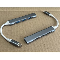 ĐẦU CHUYỂN HUB CHIA USB C RA 4 USB 3.0 - HÀNG NEW