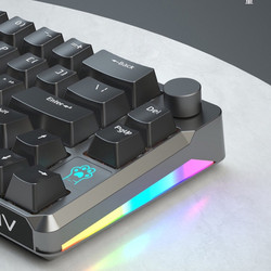 Bàn phím Cơ Có Dây Tháo Rời WEIKAV A68 Hotswap Nhỏ Gọn LED 15 Hiệu Ứng BLue Switch Dùng Cho Máy Tính Laptop