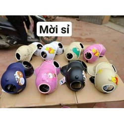 Mũ bảo hiểm lưỡi trai hở đỉnh đầu
