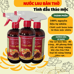Nước Ngũ Hương Lau Bàn Thờ 500ml Tinh Dầu Thảo Mộc Thơm Ngát Lộc Tài Cả Năm