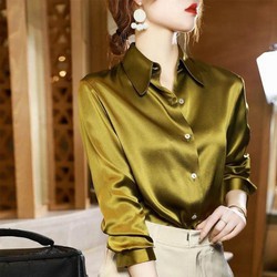 Áo sơ mi nữ trơn, A4481 áo nữ công sở thanh lịch, áo nữ công sở full size 40-90kg
