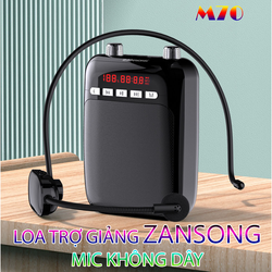 Loa trợ giảng Zansong M70, kèm mic cài đầu không dây