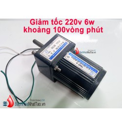 Mô tơ giảm tốc 220V-6W khoảng 100 vòng phút hàng tháo máy