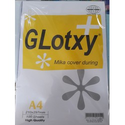 Mika trung A4 đẹp GLoxy MKA4T1 màu vàng