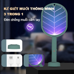 Vợt muỗi thông Minh tự động kiêm đèn bắt muỗi Vợt muỗi Điện Quang chính hãng cao cấp An toàn giá rẻ Vợt muỗi chất lượng cao