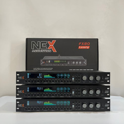 Vang cơ lai số Nex Acoustics FX80 Luxury. Âm thanh cực chuẩn - Chống hú hiệu quả - Đầy đủ cổng kết nối- Màn hình led LCD theo giai điệu nhạc