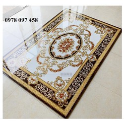 Gạch sàn 3D - thảm hoa văn