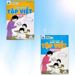 Sách - Bé chuẩn bị vào lớp 1 - Khởi Đầu Tập Viết - Hướng Dẫn Chi Tiết - Các Nét, Chữ Cái, Chữ Ghép Và Số - Bộ 2 Cuốn