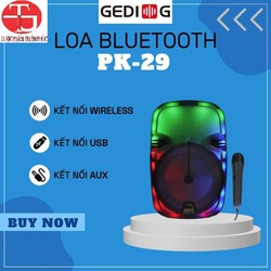 [HCM] Loa Karaoke GEDI-G Kết Nối Bluetooth PK-29, Công suất 80W Âm Thanh Vòm Cực Chất - Hàng Chính Hãng - Công Ty Thiên Phúc
