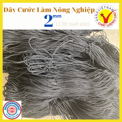 Dây cước buộc giàn leo sợi tròn 2 li màu đen làm nông nghiệp loại tốt