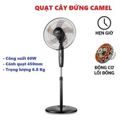 Quạt Cây Đứng 5 Cánh CÓ chế độ HẸN GIỜ SIÊU MÁT