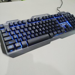 SALE - Bàn Phím Giả Cơ mã Gaming V1 ( ĐEN ) có led Đèn Nền Nhiều Màu Sắc