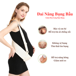Đai Nâng Đỡ Cho Bà Bầu Co Dãn 4 Chiều Khoẻ Cho Mẹ An Toàn Cho Bé