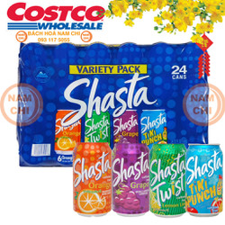 [THÙNG 24 LON] Nước Ngọt Mỹ SHASTA 355ML - HÀNG MỸ