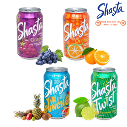 [LỐC 6 LON] Nước Ngọt Có Ga SHASTA MỸ 355ML - HÀNG MỸ