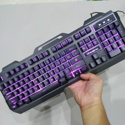 SALE - Bàn Phím Giả Cơ mã Gaming V1 ( ĐEN ) có led Đèn Nền Nhiều Màu Sắc