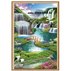 Tranh gạch 3d phong cảnh đẹp - NBCV55