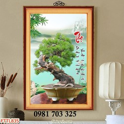 Tranh gạch đẹp 3D trang trí hoa mai