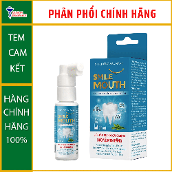 Smile Mouth giúp nhanh làm lành vết thương, ngừa các vấn đề về răng miệng (hộp 30mL) - NT Gia Hân