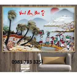 Tranh phong cảnh đồng quê đẹp 3D