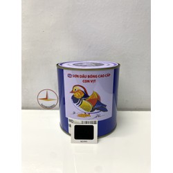Sơn dầu cao cấp TOA hiệu Con Vịt màu đen MD999 _800ML
