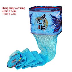 Rọng Hạt Đựng Cá Dáng Vuông, Tặng Túi Đựng Eva Cao Cấp - RDC036