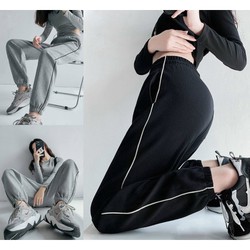 Quần Dài Jogger Nữ, Thiết Kế Chạy Viền Chất Tổ Ong, Thể Thao Xuân Hè QN27