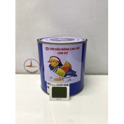 Sơn dầu cao cấp TOA hiệu Con Vịt màu xanh MD141 _800ML