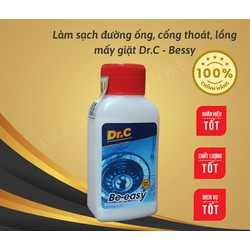 Bột thông cống làm sạch đường ống, cống thoát, chậu rửa, Lavabo, lồng máy giặt, thông bồn cầu Dr.C Be-easy 100gr