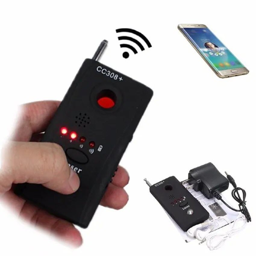 Máy phát hiện camera và máy ghi âm CC308+ (Mã SP: Máy phát hiện camera CC308+)