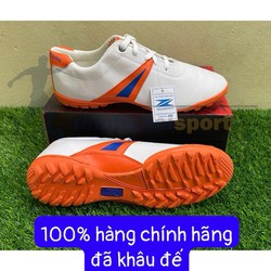 Giày Bóng Đá Chính Hãng Thăng Long Thashoco, Giày Bata Trắng Đinh TF Sân Cỏ Nhân Tạo Khâu Full Đế 100