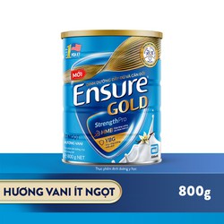 [Date T5/25] Sữa bột Ensure Gold Abbotϯ hương vani ít ngọt HMB 800g