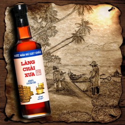 Nước mắm nhỉ Làng Chài Xưa xuất khẩu, combo 6 Chai 500ml.