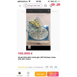 50 gói Viêm Mũi