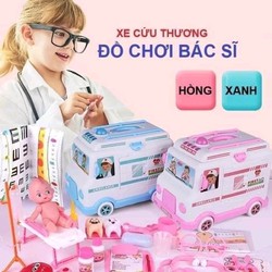 bộ đồ chơi bác sĩ ô tô xe cứu thương