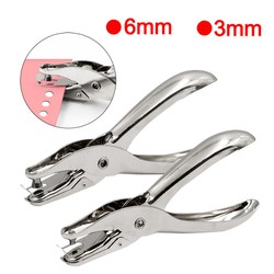Kìm bấm lỗ, đục lỗ giấy đường kính lỗ 3mm/6mm độ dày 1-8 trang giấy