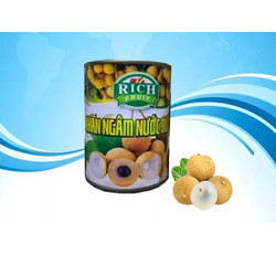 Nhãn ngâm nước đường đóng lon RICH - lon 560g