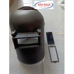 Mo hàn đội đầu, Mặt nạ hàn đội đầu có 2 miếng bảo hộ màu trắng và màu đen bảo vệ mắt